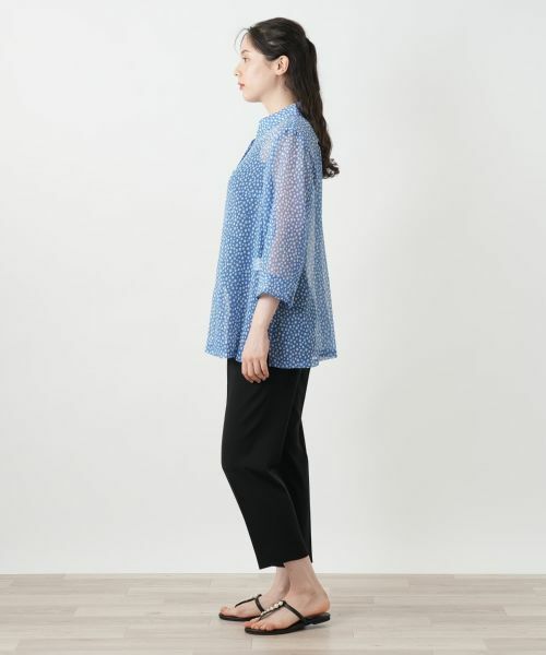 Leilian PLUS HOUSE / レリアンプラスハウス シャツ・ブラウス | プリントブラウス【Leilian WHITE LABEL】 | 詳細5
