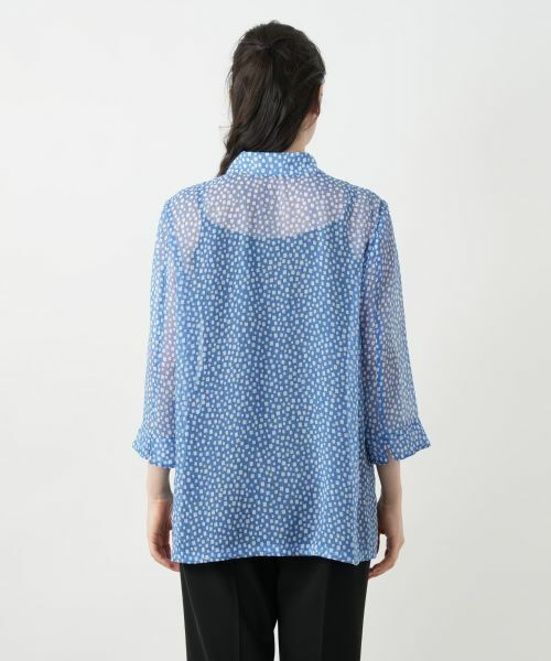 Leilian PLUS HOUSE / レリアンプラスハウス シャツ・ブラウス | プリントブラウス【Leilian WHITE LABEL】 | 詳細9