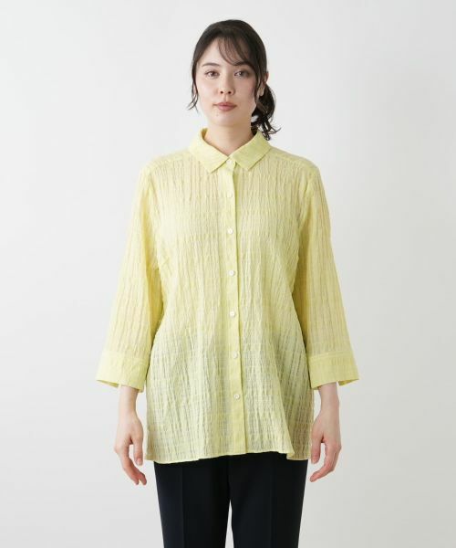 Leilian PLUS HOUSE / レリアンプラスハウス シャツ・ブラウス | 七分袖ブラウス【Leilian WHITE LABEL】 | 詳細10