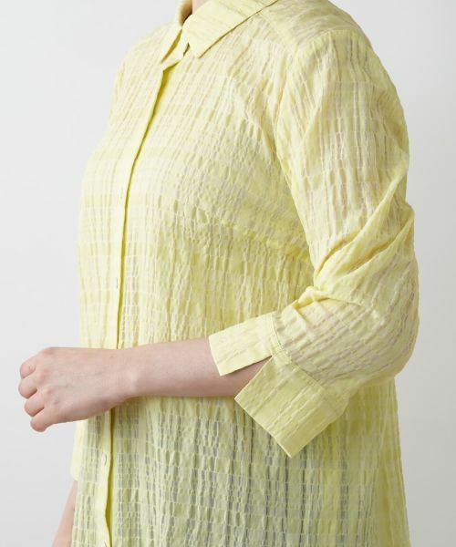 Leilian PLUS HOUSE / レリアンプラスハウス シャツ・ブラウス | 七分袖ブラウス【Leilian WHITE LABEL】 | 詳細16