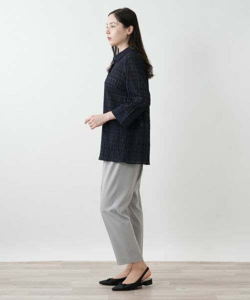 Leilian PLUS HOUSE / レリアンプラスハウス シャツ・ブラウス | 七分袖ブラウス【Leilian WHITE LABEL】 | 詳細2