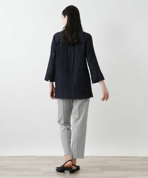 Leilian PLUS HOUSE / レリアンプラスハウス シャツ・ブラウス | 七分袖ブラウス【Leilian WHITE LABEL】 | 詳細3