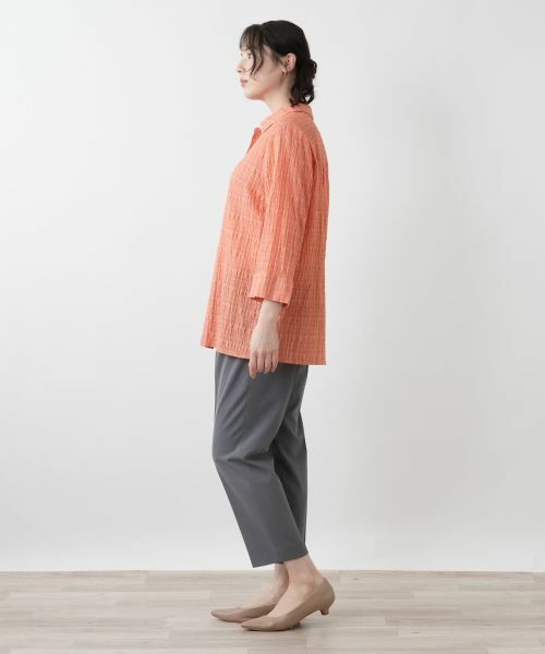 Leilian PLUS HOUSE / レリアンプラスハウス シャツ・ブラウス | 七分袖ブラウス【Leilian WHITE LABEL】 | 詳細5