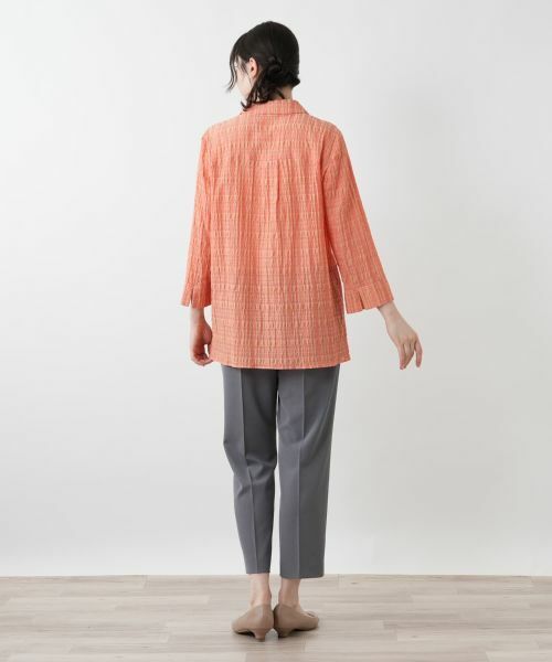 Leilian PLUS HOUSE / レリアンプラスハウス シャツ・ブラウス | 七分袖ブラウス【Leilian WHITE LABEL】 | 詳細6