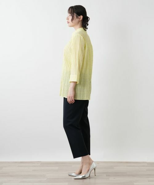 Leilian PLUS HOUSE / レリアンプラスハウス シャツ・ブラウス | 七分袖ブラウス【Leilian WHITE LABEL】 | 詳細8