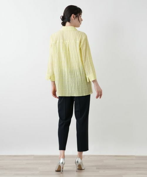 Leilian PLUS HOUSE / レリアンプラスハウス シャツ・ブラウス | 七分袖ブラウス【Leilian WHITE LABEL】 | 詳細9