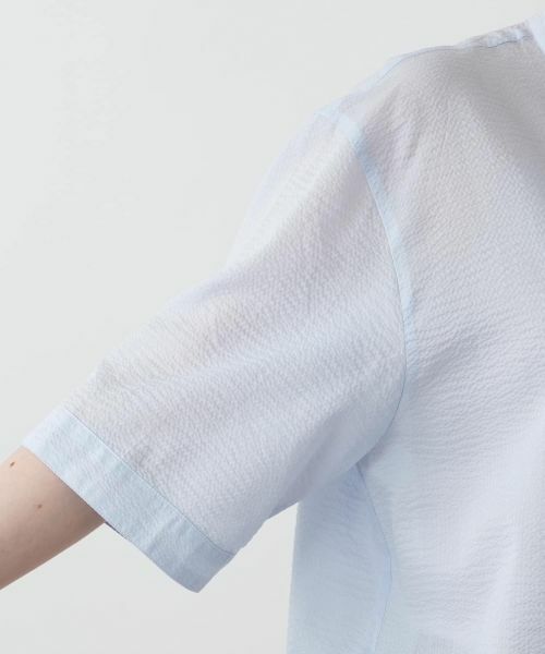 Leilian PLUS HOUSE / レリアンプラスハウス シャツ・ブラウス | バンドカラーブラウス【Leilian WHITE LABEL】 | 詳細15