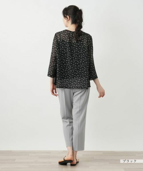 Leilian PLUS HOUSE / レリアンプラスハウス シャツ・ブラウス | プリントブラウス【Leilian WHITE LABEL】 | 詳細6