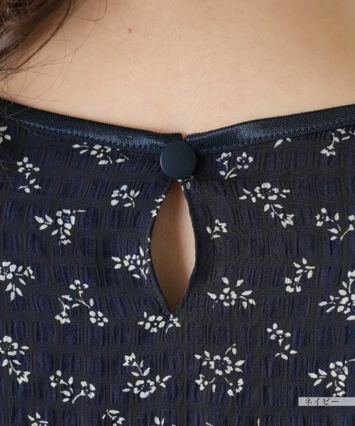 Leilian PLUS HOUSE / レリアンプラスハウス ドレス | プリントギャザーワンピース【Leilian WHITE LABEL】 | 詳細14