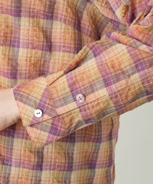 Leilian PLUS HOUSE / レリアンプラスハウス シャツ・ブラウス | チェックブラウス【Leilian WHITE LABEL】 | 詳細10