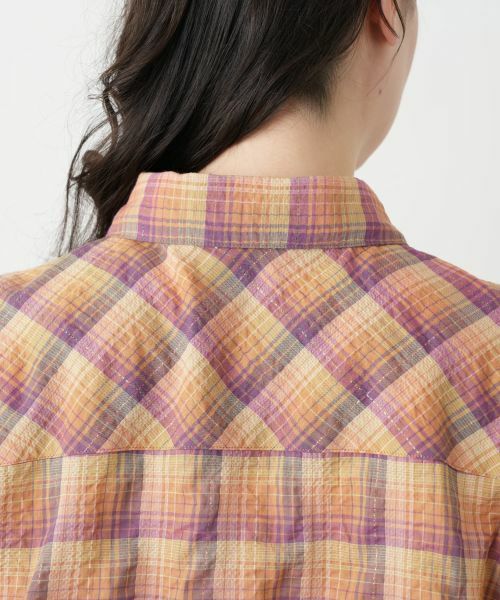 Leilian PLUS HOUSE / レリアンプラスハウス シャツ・ブラウス | チェックブラウス【Leilian WHITE LABEL】 | 詳細8