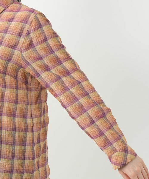 Leilian PLUS HOUSE / レリアンプラスハウス シャツ・ブラウス | チェックブラウス【Leilian WHITE LABEL】 | 詳細9