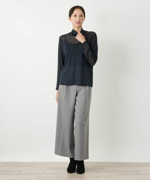 Leilian PLUS HOUSE / レリアンプラスハウス カットソー | ハイネックカットソー | 詳細1
