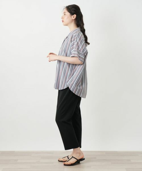 Leilian PLUS HOUSE / レリアンプラスハウス シャツ・ブラウス | マルチストライプブラウス | 詳細2