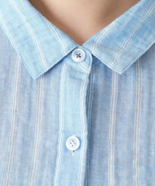 Leilian PLUS HOUSE / レリアンプラスハウス シャツ・ブラウス | ストライプブラウス | 詳細11