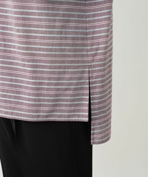 Leilian PLUS HOUSE / レリアンプラスハウス シャツ・ブラウス | マルチボーダーブラウス【Leilian WHITE LABEL】 | 詳細10