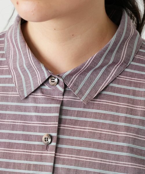 Leilian PLUS HOUSE / レリアンプラスハウス シャツ・ブラウス | マルチボーダーブラウス【Leilian WHITE LABEL】 | 詳細11