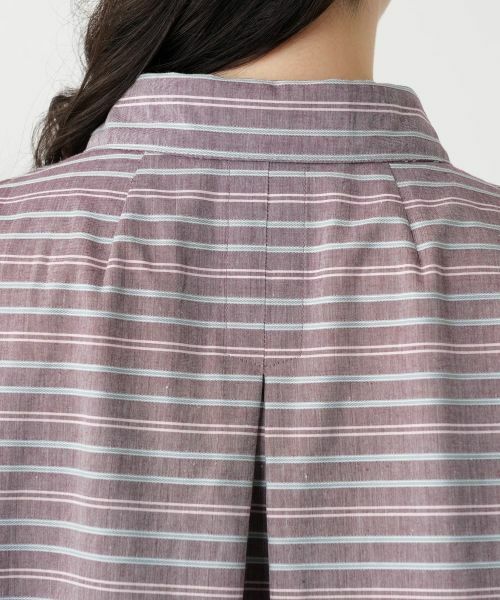 Leilian PLUS HOUSE / レリアンプラスハウス シャツ・ブラウス | マルチボーダーブラウス【Leilian WHITE LABEL】 | 詳細8