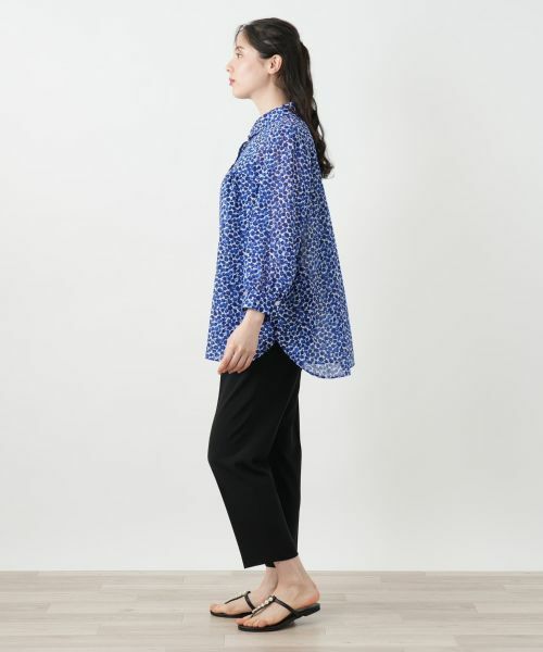 Leilian PLUS HOUSE / レリアンプラスハウス シャツ・ブラウス | 小花柄プリントブラウス【Leilian WHITE LABEL】 | 詳細5