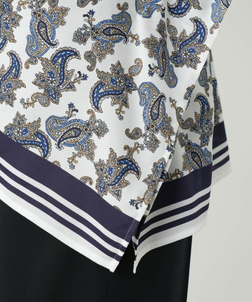 Leilian PLUS HOUSE / レリアンプラスハウス シャツ・ブラウス | ペイズリー柄フレアブラウス | 詳細10