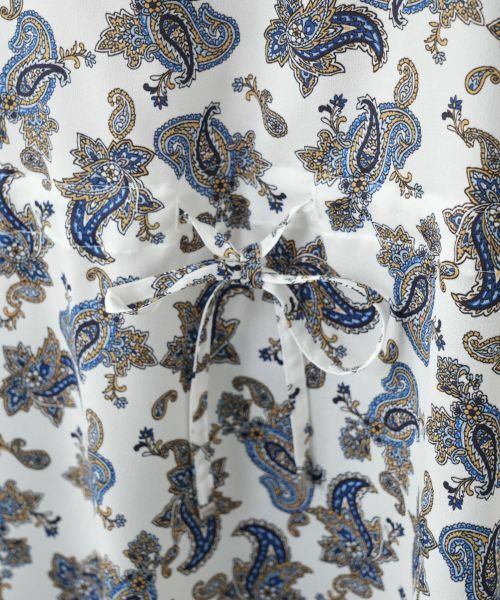 Leilian PLUS HOUSE / レリアンプラスハウス シャツ・ブラウス | ペイズリー柄フレアブラウス | 詳細12