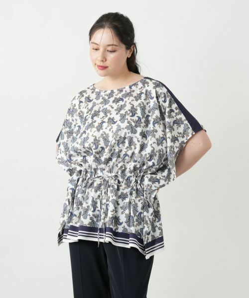 Leilian PLUS HOUSE / レリアンプラスハウス シャツ・ブラウス | ペイズリー柄フレアブラウス | 詳細13