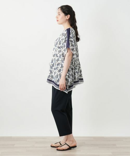 Leilian PLUS HOUSE / レリアンプラスハウス シャツ・ブラウス | ペイズリー柄フレアブラウス | 詳細2