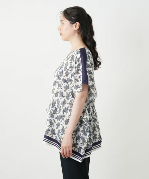 Leilian PLUS HOUSE / レリアンプラスハウス シャツ・ブラウス | ペイズリー柄フレアブラウス | 詳細5