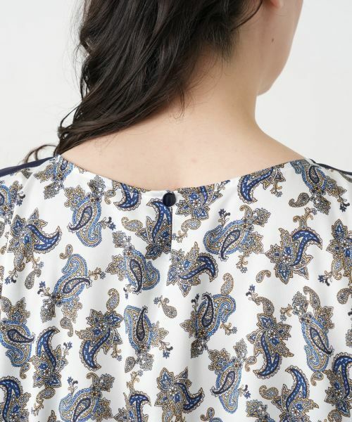 Leilian PLUS HOUSE / レリアンプラスハウス シャツ・ブラウス | ペイズリー柄フレアブラウス | 詳細8