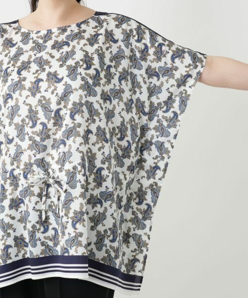 Leilian PLUS HOUSE / レリアンプラスハウス シャツ・ブラウス | ペイズリー柄フレアブラウス | 詳細9