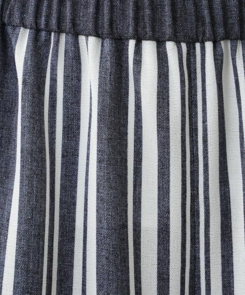 Leilian PLUS HOUSE / レリアンプラスハウス その他パンツ | ストライプワイドパンツ | 詳細12