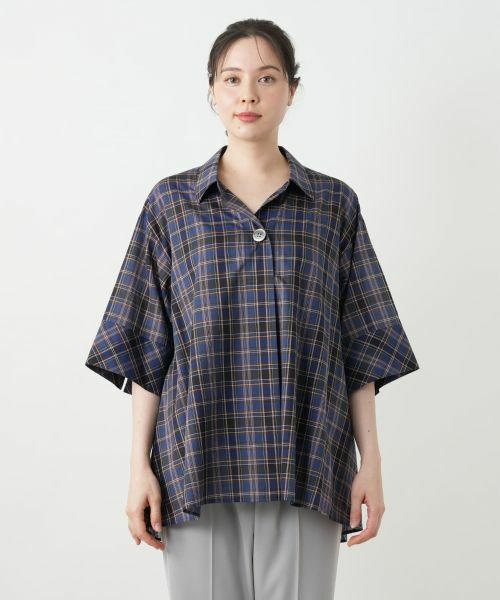 Leilian PLUS HOUSE / レリアンプラスハウス シャツ・ブラウス | チェックブラウス【Leilian WHITE LABEL】 | 詳細7