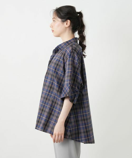 Leilian PLUS HOUSE / レリアンプラスハウス シャツ・ブラウス | チェックブラウス【Leilian WHITE LABEL】 | 詳細8