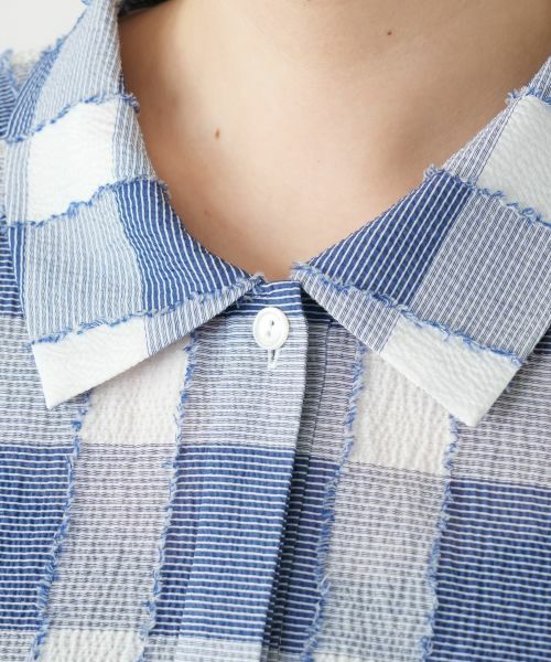 Leilian PLUS HOUSE / レリアンプラスハウス シャツ・ブラウス | ブロックチェックブラウス | 詳細10