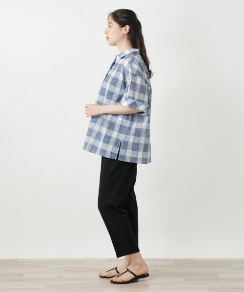Leilian PLUS HOUSE / レリアンプラスハウス シャツ・ブラウス | ブロックチェックブラウス | 詳細2