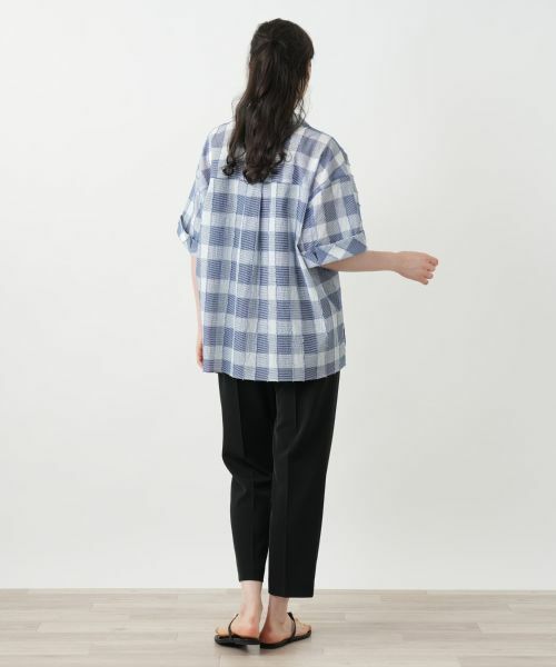 Leilian PLUS HOUSE / レリアンプラスハウス シャツ・ブラウス | ブロックチェックブラウス | 詳細3