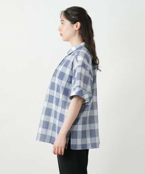 Leilian PLUS HOUSE / レリアンプラスハウス シャツ・ブラウス | ブロックチェックブラウス | 詳細6