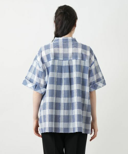 Leilian PLUS HOUSE / レリアンプラスハウス シャツ・ブラウス | ブロックチェックブラウス | 詳細7