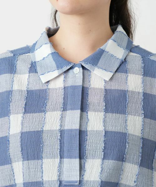 Leilian PLUS HOUSE / レリアンプラスハウス シャツ・ブラウス | ブロックチェックブラウス | 詳細8