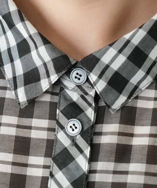 Leilian PLUS HOUSE / レリアンプラスハウス シャツ・ブラウス | チェックブラウス【Leilian WHITE LABEL】 | 詳細11