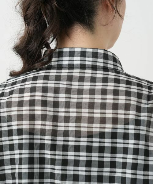 Leilian PLUS HOUSE / レリアンプラスハウス シャツ・ブラウス | チェックブラウス【Leilian WHITE LABEL】 | 詳細8