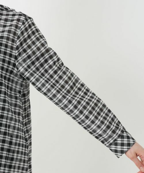 Leilian PLUS HOUSE / レリアンプラスハウス シャツ・ブラウス | チェックブラウス【Leilian WHITE LABEL】 | 詳細9