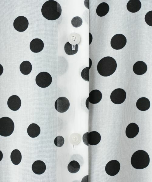 Leilian PLUS HOUSE / レリアンプラスハウス シャツ・ブラウス | ドットブラウス【Leilian WHITE LABEL】 | 詳細15