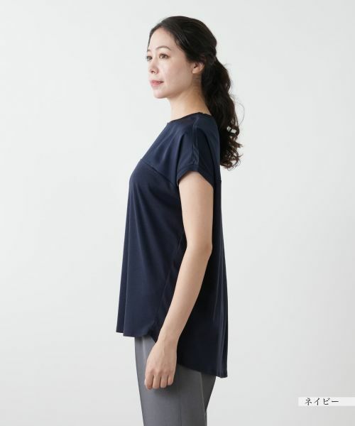 Leilian PLUS HOUSE / レリアンプラスハウス カットソー | 【店舗人気】異素材切替カットソー | 詳細11