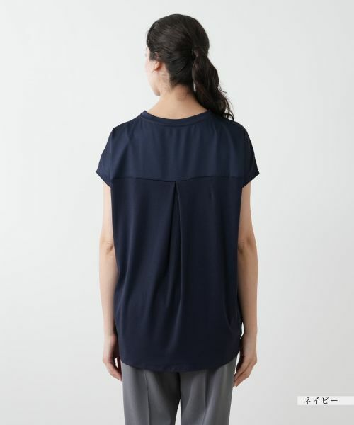 Leilian PLUS HOUSE / レリアンプラスハウス カットソー | 【店舗人気】異素材切替カットソー | 詳細12