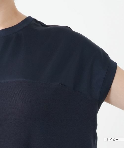 Leilian PLUS HOUSE / レリアンプラスハウス カットソー | 【店舗人気】異素材切替カットソー | 詳細15