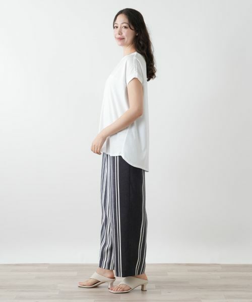 Leilian PLUS HOUSE / レリアンプラスハウス カットソー | 【店舗人気】異素材切替カットソー | 詳細5