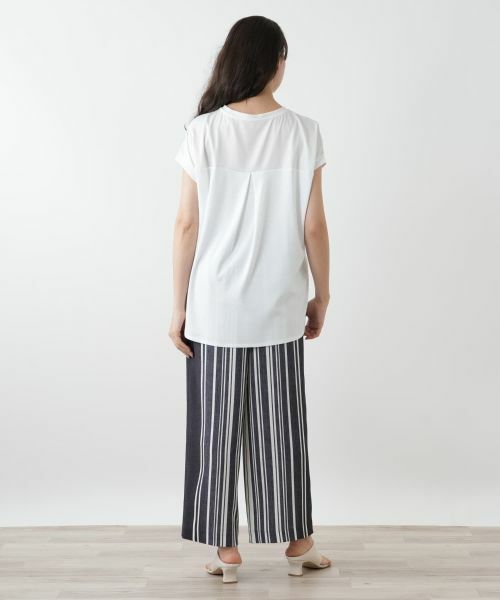 Leilian PLUS HOUSE / レリアンプラスハウス カットソー | 【店舗人気】異素材切替カットソー | 詳細6