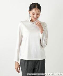 Leilian PLUS HOUSE / レリアンプラスハウス カットソー | タートルネックカットソー