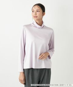 Leilian PLUS HOUSE / レリアンプラスハウス カットソー | タートルネックカットソー